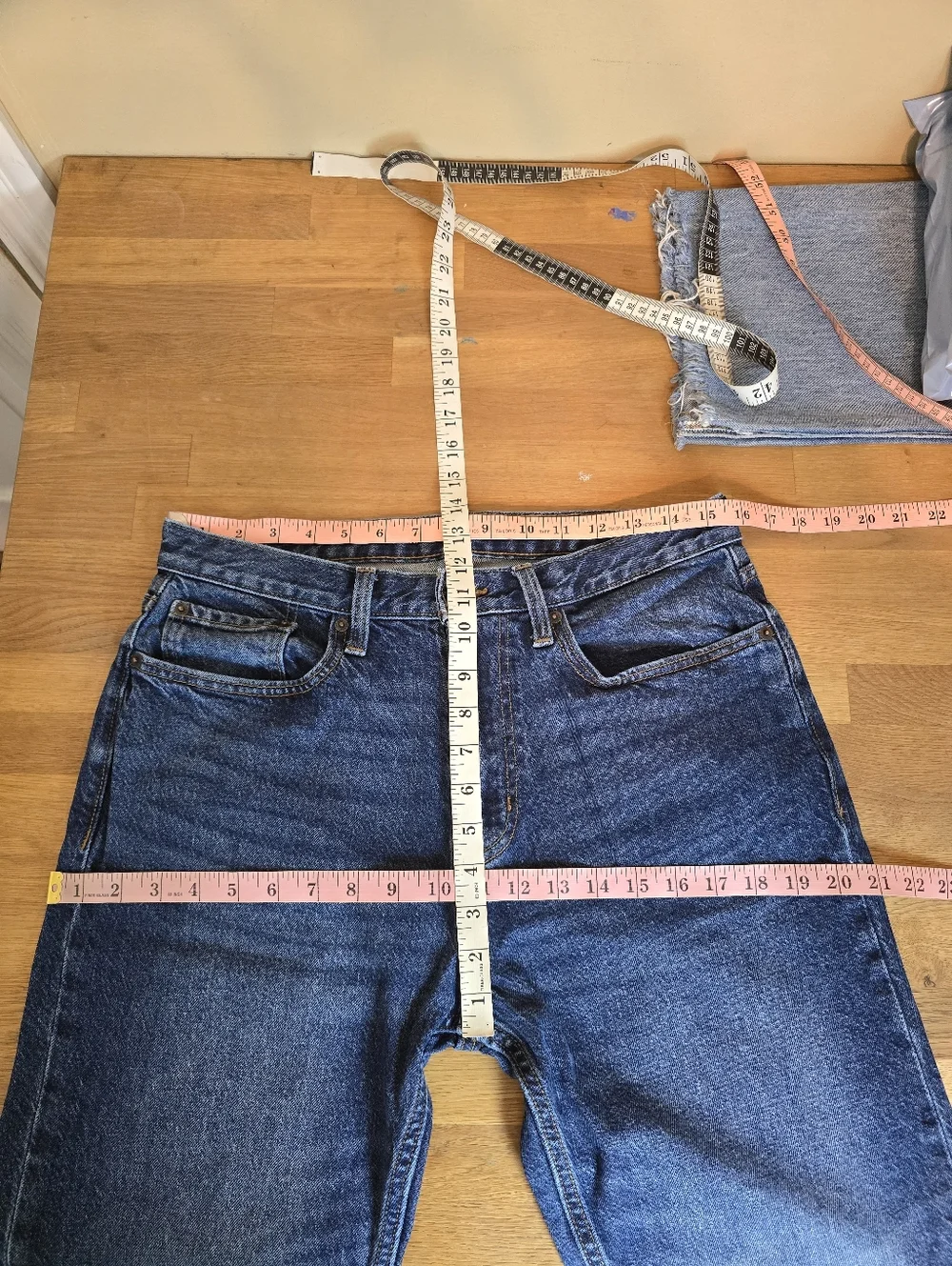 Old Navy 90s Straight Built-In Flex Jeans Men's Dark Wash 32